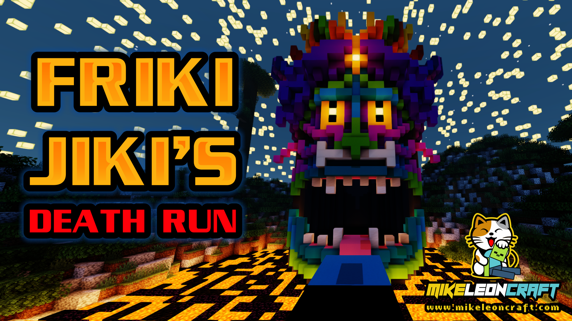 Скачать Friki Jiki's Death Run для Minecraft 1.15.2